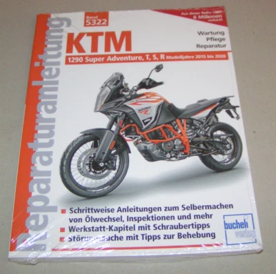 Manuale Riparazione KTM 1290 Super Adventure T,S,R - Anni Modello 2015 Bis 2020 - Immagine 1 di 2