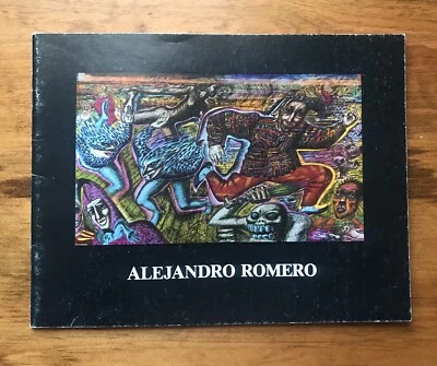Alejandro Romero ‘New Works’ Dittmar Gallery Exhibition Catalog SIGNED Muralist - Image 1 of 4