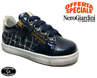 Nero Giardini Scarpe Bambina Primi Passi Sneakers Vernice Strass Blu   A722510f