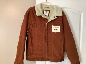 NWT Denim & Flower By Ricky Singh Brown Corduroy Snap Button Jacket L 42 - Picture 1 of 9