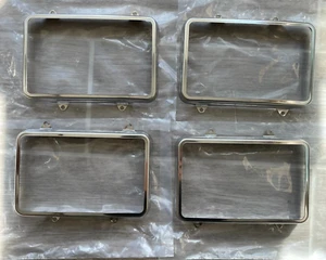 1980-1988 Monte Carlo El Camino Front Headlight Retainer Chrome Set of 4 - Bild 1 von 4