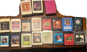 8 track tapes lot of 23. FOR PARTS DUE TO NOT TESTED. Could Work. Elvis & More - Picture 1 of 4