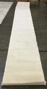 IVORY 2'-3" X 21' Pressed Pile Rug, Reduced Price 1172657205 SG151-1212-221 - Picture 1 of 4