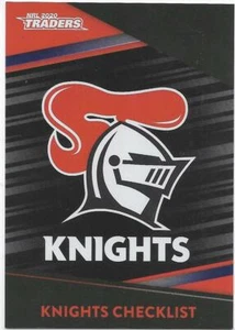 2020 Nrl Traders Platinum Parallel (PS071) Knights Logo - Picture 1 of 1