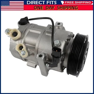 A/C Compressor For 2013-17 Hyundai Elantra 2014-2018 Kia Forte 2018-19 Kia Soul - Picture 1 of 13