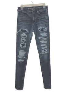 American Eagle Womens Super Super Stretch X Jeans, Blue, Size 6 - Picture 1 of 7
