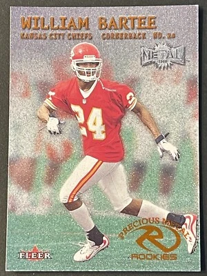 2000 Metal Football Card #224 William Bartee Rookie Kansas City Chiefs - Image 1 of 2