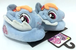 My Little Pony Rainbow Dash Plush Toddler Boys Girls Sock Top Slippers Small 5/6 - Picture 1 of 3