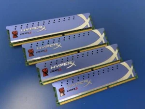 (4) KHX1600C9D3/4G Kingston HyperX Genesis 16GB (4 X 4GB) PC3-10600 DDR3-1600MHz - Picture 1 of 3