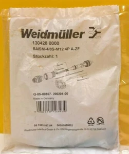 SAISM-4/8S-M12 4P A-ZF Round Connector 1304280000 - Picture 1 of 3