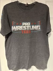 Pro Westling Tees Large Logo T-Shirt Lucha Underground WWF WCW - Picture 1 of 5