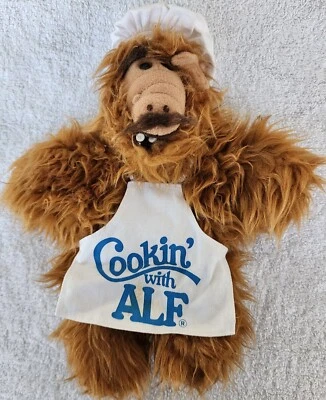 Vintage 1988 Cooking With Alf Burger King Hand Puppet Alien Life Form Melmac  - Image 1 of 4
