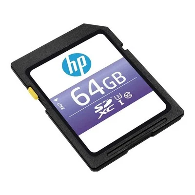 HP 64GB SDXC SX330 Memory Card Class 10 U3 - Image 1 of 4