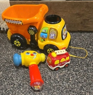 Lote de juguetes musicales para bebés aprendizaje V-tech educación interactiva niño pequeño Foto 1 de 4