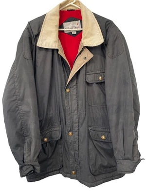 Chaqueta Yukon Trail De Colección Talla XL Frontal A Presión Pana Cuello Forrado Tareas Granero Foto 1 de 4