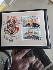 Falkland Islands 1974 Churchill souvenir sheet, mint never hinged - Picture 1 of 3