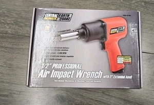 Central Pneumatic Earthquake 1/2" Air Impact Wrench 2" Extended Anvil NEW IN BOX - Bild 1 von 2