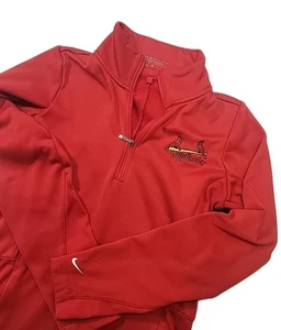 Pullover rojo ThermaFit rendimiento Nike Golf Tour St Louis Cardinals cremallera 1/4 XS - Imagen 1 de 12