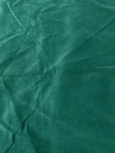 Vintage Green Teal Velvet Velour Polyester Fabric 35x40 Wide Low Pile Unbranded - Picture 1 of 4