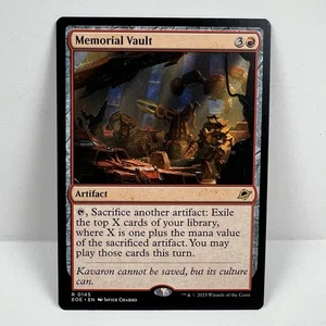 Memorial Vault - Edge Of Eternities MTG Magic The Gathering EOE #0145 Rare - Picture 1 of 1