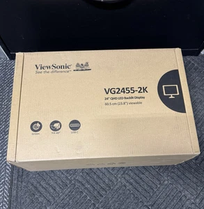 ViewSonic VG2455-2K 24" QHD LED Backlit Display 40 Grad Neigbar Open Box - Bild 1 von 19
