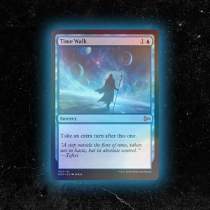 FOIL - Time Walk - Custom Magic: The Gathering Karte - Hochwertig - Bild 1 von 6