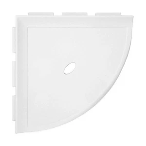 8" Corner Shower Shelf - Lugged for New Construction, Shower Organizer for Ti... - Picture 1 of 9