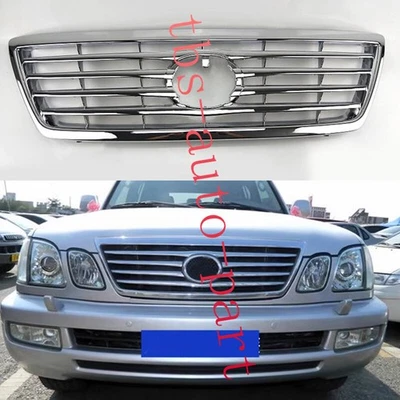 Chrome Front Bumper Upper Grille Upgrade Fit For Lexus LX470 2002-2005 - Imagen 1 de 4
