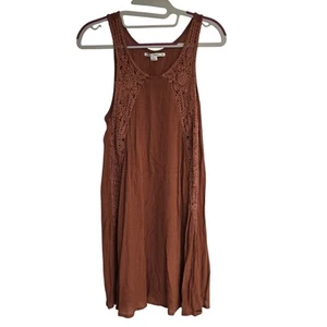 Women's O'Neill "Saltwater" Brown Crochet Trim Swim Coverup | Size Small - Picture 1 of 10