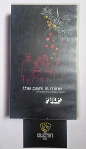 PULP The Park Is Mine (VHS,1998) Brit Pop Jarvis Cocker Blur Suede Rare Concert - Picture 1 of 4