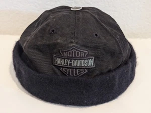 Harley Davidson Skull Bucket Cord Mütze Cap Beanie Made In USA - Bild 1 von 8