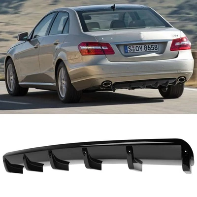Alerón labial difusor parachoques trasero coche Mercedes Benz W212 E350 E550 E63 AMG Foto 1 de 4