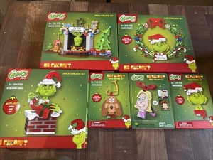 The GRINCH Brick Building Set  Compatible Christmas Lot 6 Max NEW Brickcraft - Picture 1 of 7