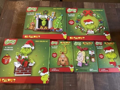 The GRINCH Brick Building Set  Compatible Christmas Lot 6 Max NEW Brickcraft - Image 1 of 4