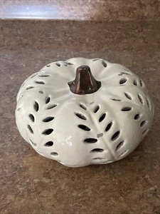 cerámica granero calabaza cerámica blanca  - Imagen 1 de 5