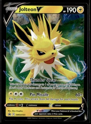 SWSH: Sword & Shield Promo Cards #SWSH151 Jolteon V - Image 1 of 2