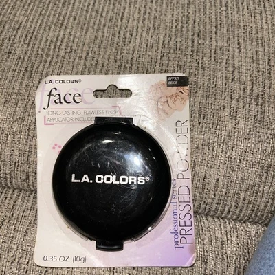 L.A. Colors PressedPowder Compacts BPP321 Beige Applicator Included .35oz - Image 1 of 3