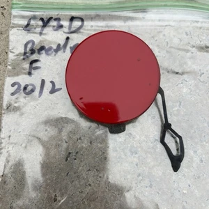 12-17 Volkswagen Beetle A5 Front Bumper Tow Hook Cover Cap Tornado Red LY3D - Picture 1 of 5