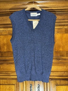 Vintage London Fog Sweater Weste Herren Large Wolle Acryl Pullover USA 90s Opa - Bild 1 von 10