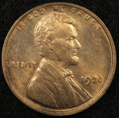 1920 BU RED/Brown Lincoln Cent 🔴Mostly RED🔴💫Lustrous💫 (25-121) - Image 1 of 4