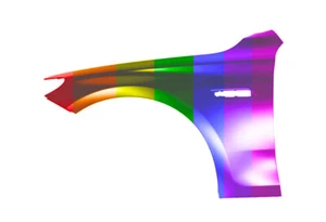 BMW 5 F10 F11 2010-2017 Kotflügel vorne links in A90 Sophistograu NEU - Bild 1 von 1