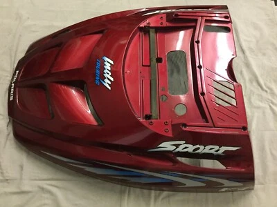 Conjunto de carenado de capó rojo Polaris Sport Touring 1999-2000 OEM 2632014-259 Foto 1 de 4