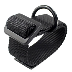 Heavy Duty Gun Sling Adapter D Ring Loop Shoulder Strap Attachment Mount Black - Picture 1 of 5