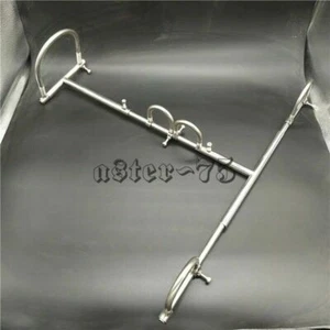 Multifunctional Adjustable Binding Kneeling Torture Device Stainless Steel Cuffs - Picture 1 of 11