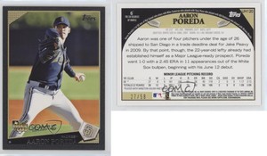 2009 Topps Update Black /58 Aaron Poreda #UH120 Rookie RC