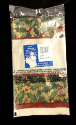 Amscan Christmas Holiday Winter Warmth TableCover 573687 - Image 1 of 2