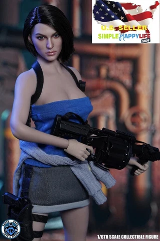 SUPER DUCK 1/6 C026 Jill Valentine Clothes set For 12" Phicen female figure❶USA❶ Cover