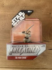 2007 Star Wars Unleashed Single Battle Packs 2" Obi-wan Kenobi 30th Anniversary