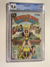 wonder woman 1 CGC 9.6 white pages DC comics 1987