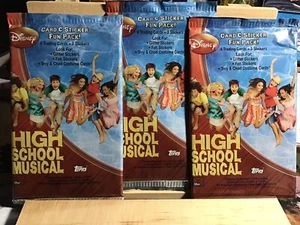Tarjetas coleccionables Topps High School Musical 3 paquetes de refuerzo - Imagen 1 de 2